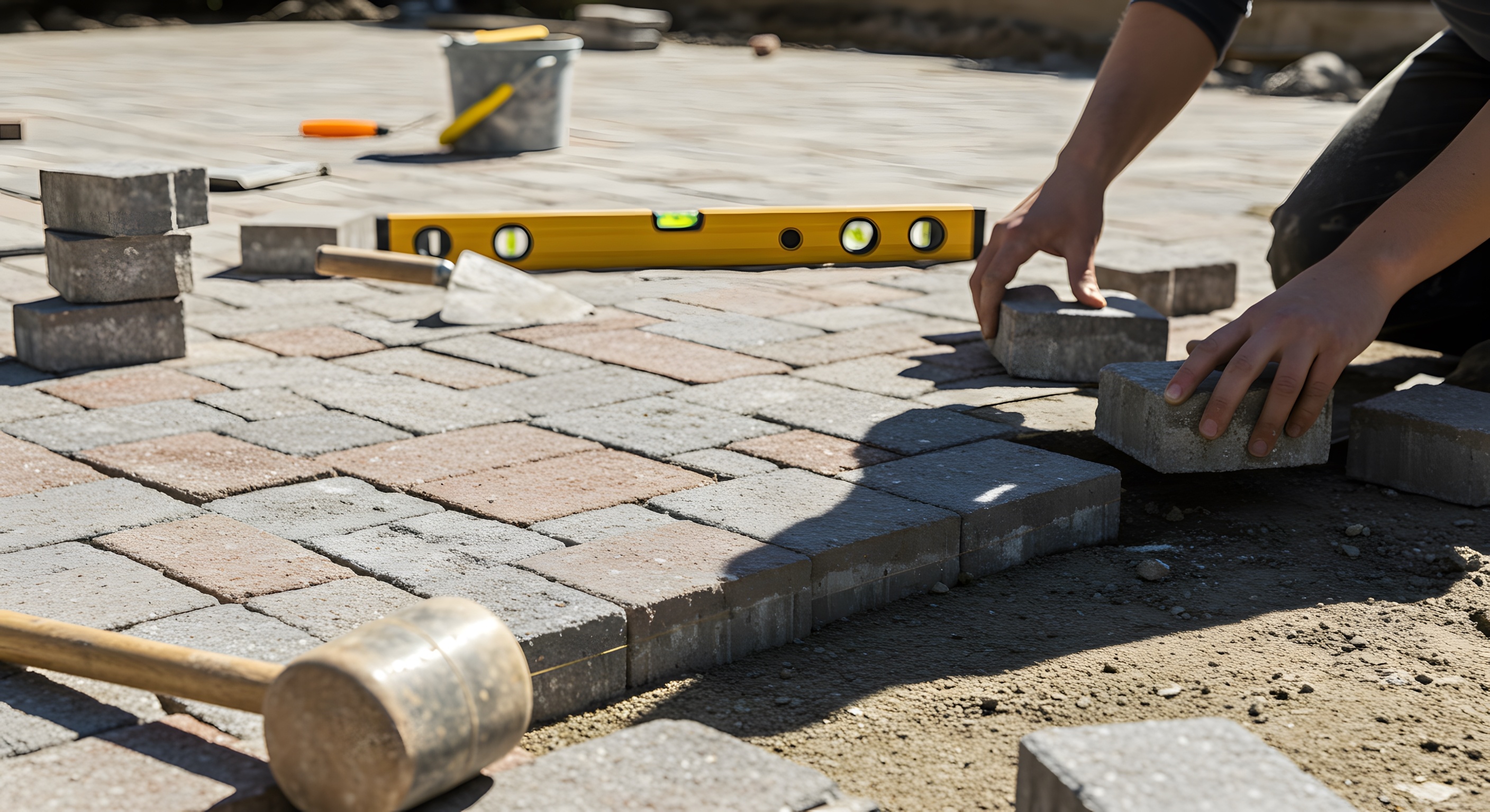 Pflasterarbeiten Beispiel